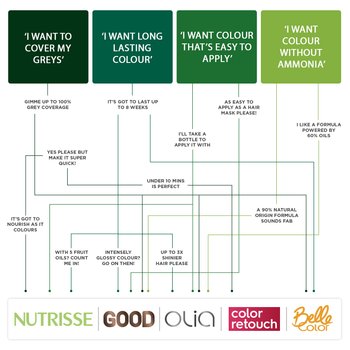 Hair Colour Chart Garnier Green