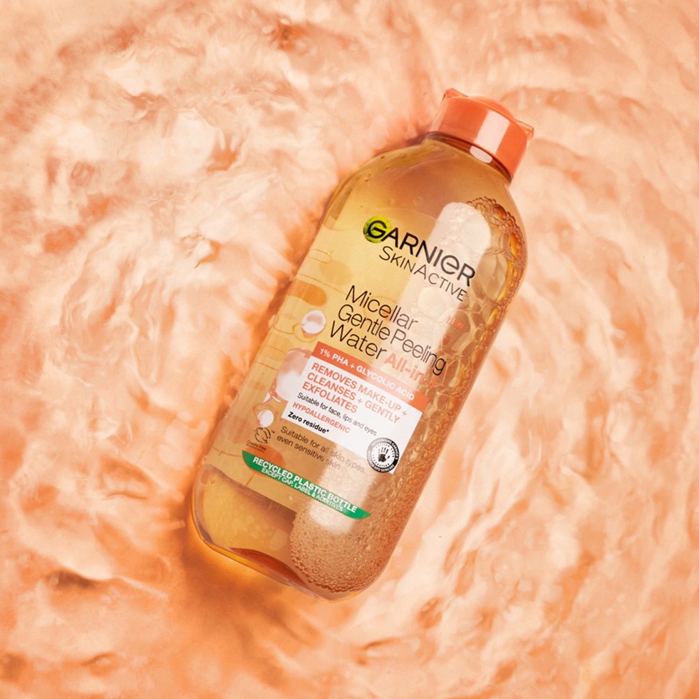 Garnier Micellar Cleansing Water, All-in-One Cleanser and Waterproof Makeup  Remover, Cleanses and Soothes, For Face, Lips & Eyes, For All Skin Types