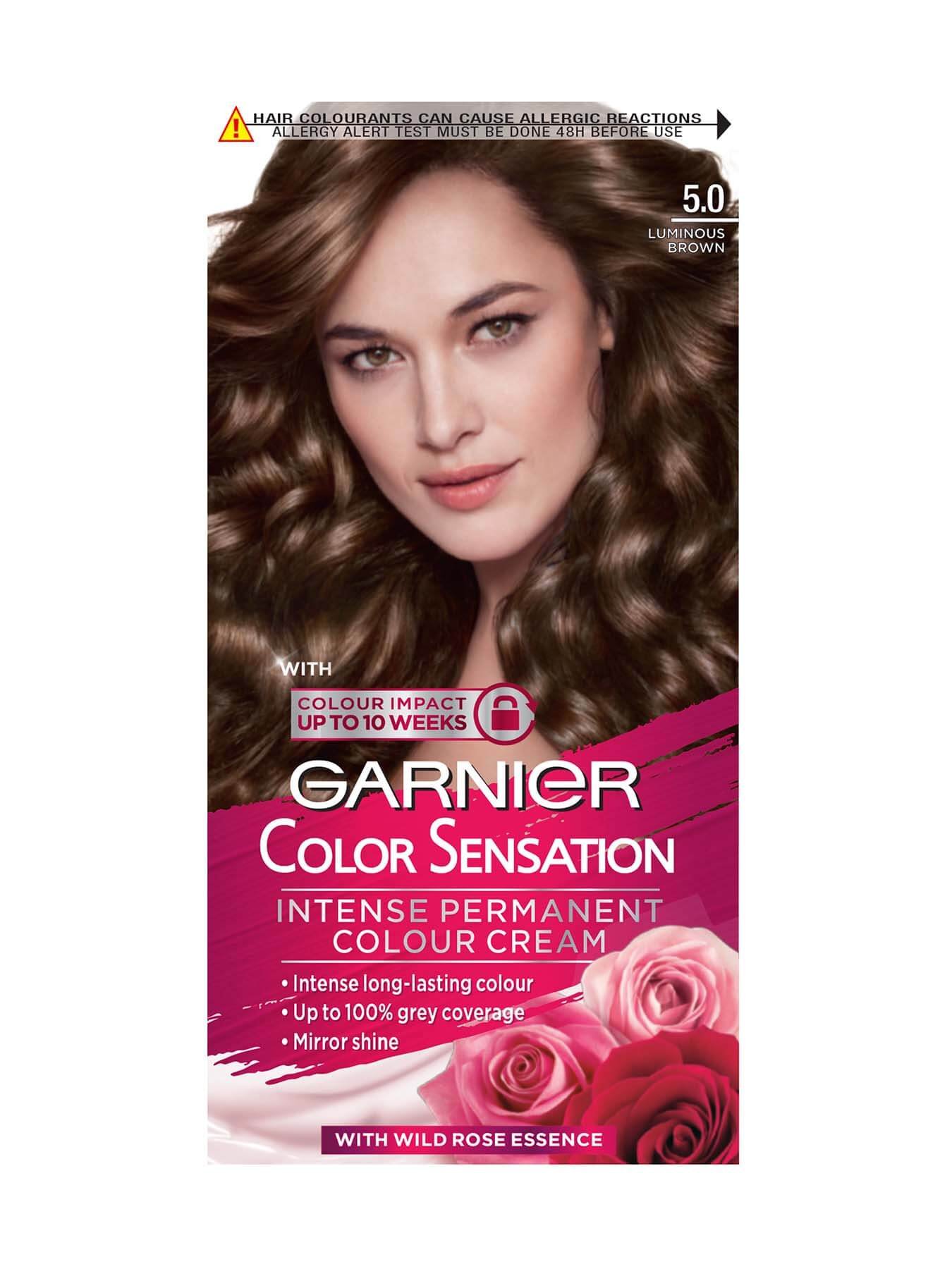 Garnier Color Naturals Creme Riche Hair Color  5 Light Brown Buy Garnier  Color Naturals Creme Riche Hair Color  5 Light Brown Online at Best Price  in India  Nykaa