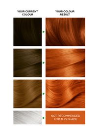 Nutrisse Ultra Color 7.40 shade recomendation swatches