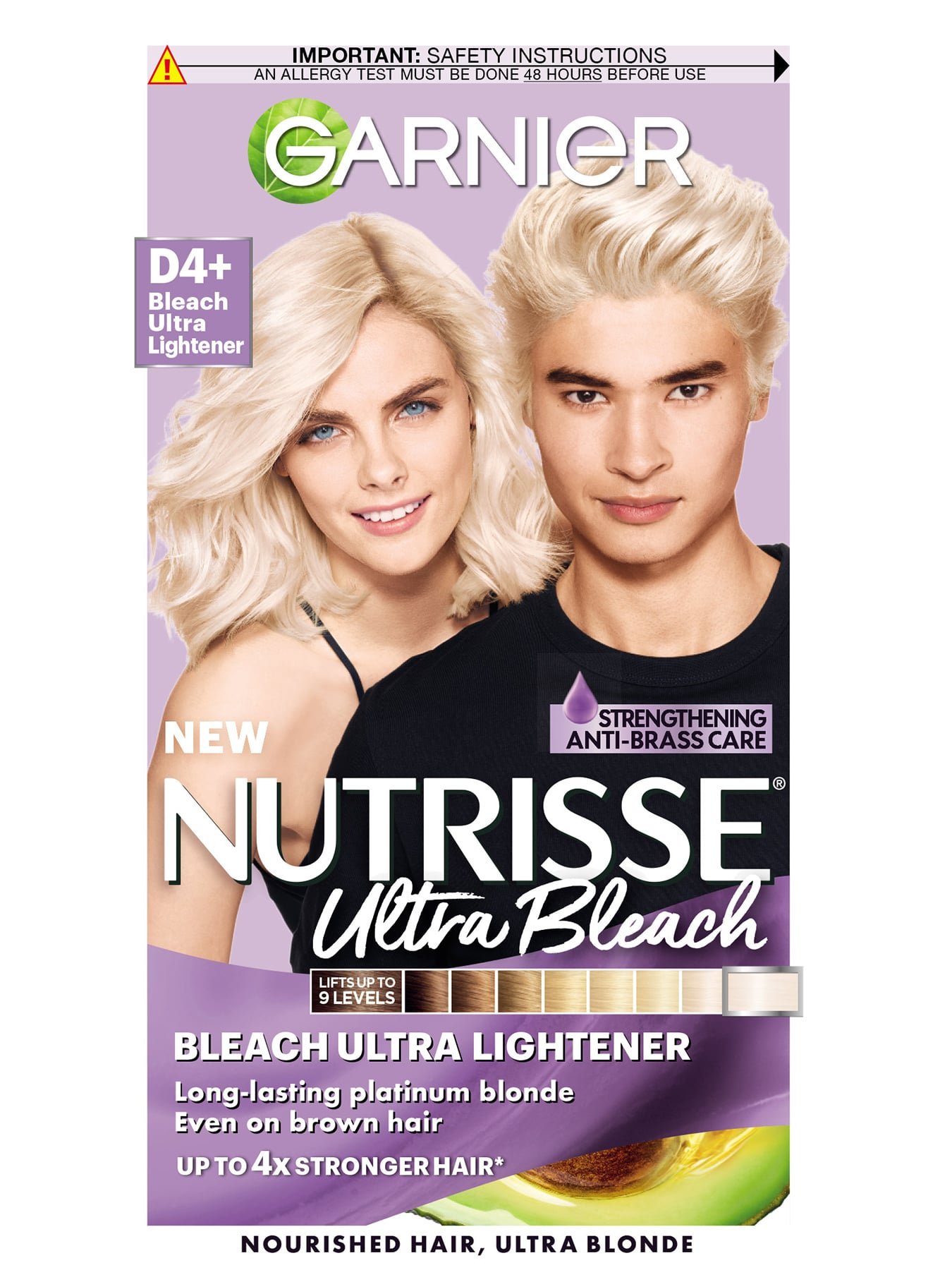 garnier bleach kit review