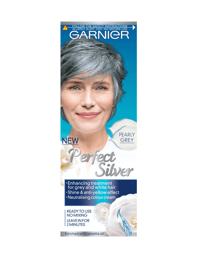 Pearly Grey | Garnier Perfect Silver Grey Hair Neutralising Cream