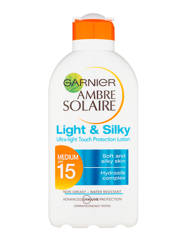 Ambre Solaire Light and Silky Sun Cream SPF15