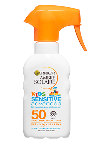 Ambre Solaire Kids Sensitive Sun Cream Easy Application Trigger Spray SPF50+