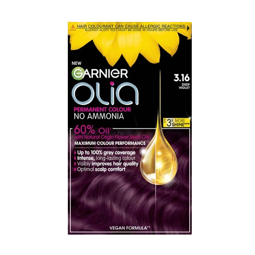 Garnier Olia 3.16 Deep Violet Permanent Home Hair Dye