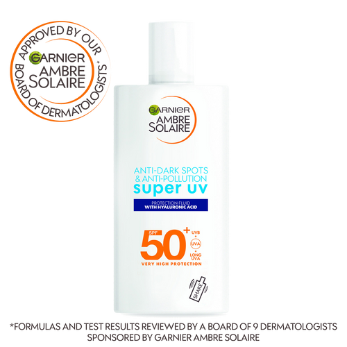 50+ Face SPF Solaire Ambre Cream Fluid UK Garnier | | Sun